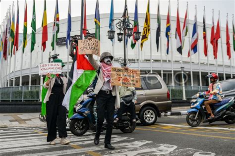 Aksi Solidaritas Untuk Palestina Di Bandung Antara Foto