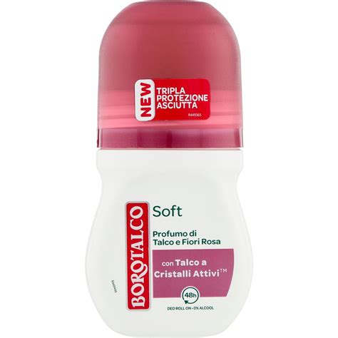 Deodorante Roll On Soft Talco E Fiori Di Rosa BOROTALCO 50 ML Coop Shop