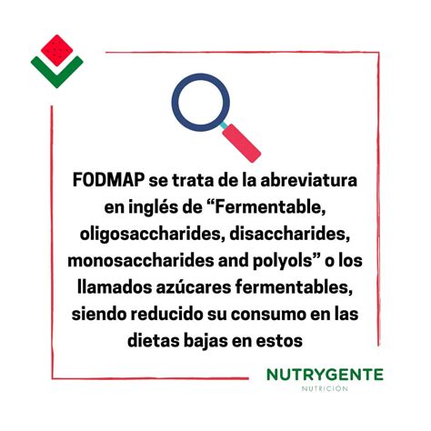 Qué es la dieta baja en FODMAP Nutrygente