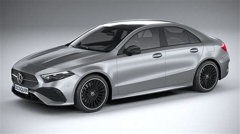 Mercedes Benz A Class Sedan Amg 2023 3d Model Cgtrader