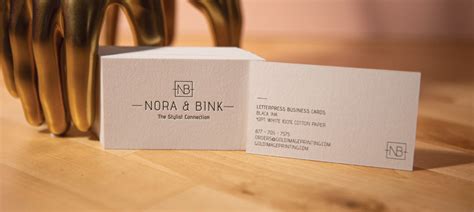 Letterpress Business Cards | Letterpress Cards | Gold Image Printing