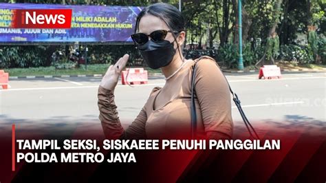 Selebgram Siskaeee Penuhi Panggilan Pemeriksaan Di Polda Metro Jaya