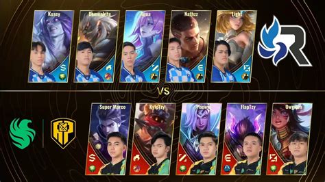 RSG Vs Falcons AP Bren Game 2 MPL PH Filipino Season 13 PLAYOFFS