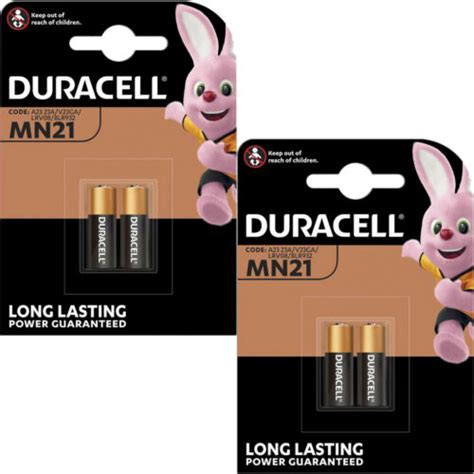 4 X DURACELL MN21 A23 K23A LRV08 Alkaline Battery 12v EBay