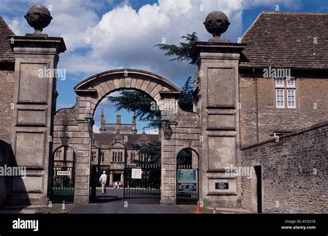 Entrance To Corsham Court Corsham Wiltshire England Uk Stock Photo