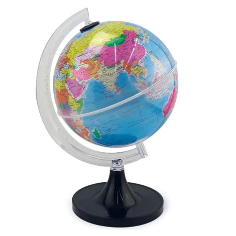 Globo terrestre gênio 21cm político Libreria Papelaria Barão