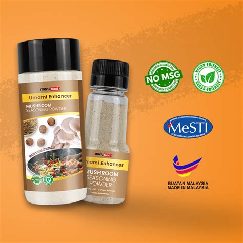 Mushroom Seasoning Combo Vegan Friendly Meru Food Natural Food