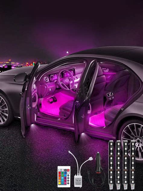 Car Travel Accessories Car Accessories For Girls Safety Lights Car