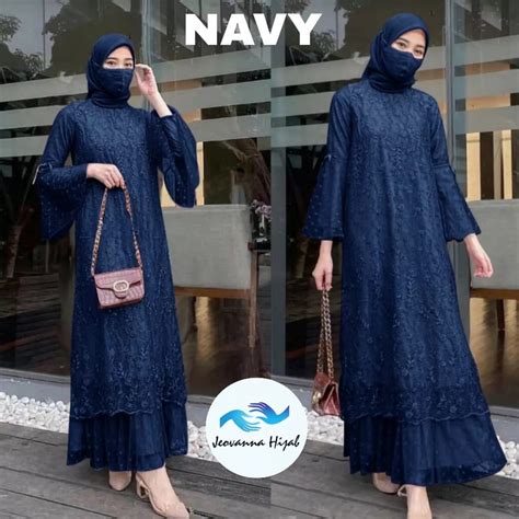 Jual Paling Dicari GAMIS MAXI CEMPAKA AULIA BAJU KONDANGAN LEBARAN