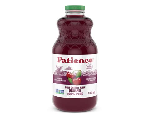 Pure Unsweetened Organic Cherry Juice Patience Fruit Co