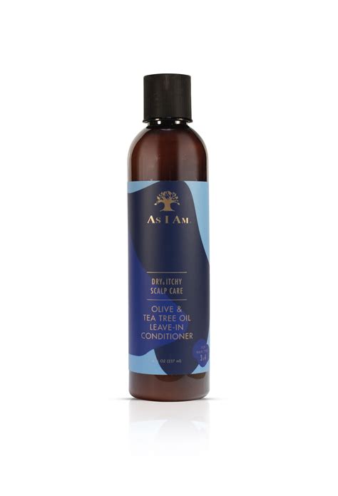 As I Am Dry Itchy Scalp Care 8 Oz Olive Tea Tree Oil Leave In