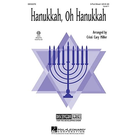 Hal Leonard Hanukkah Oh Hanukkah Discovery Level 1 2 Part Arranged