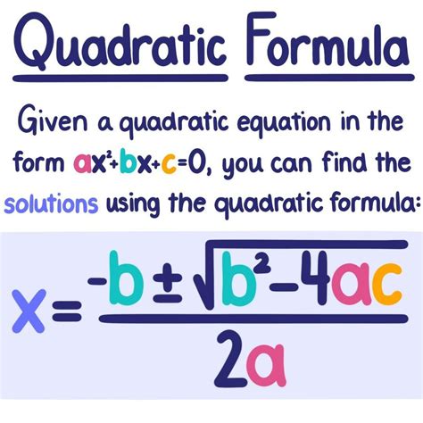 The Quadratic Formula - Defintion & Examples - Expii