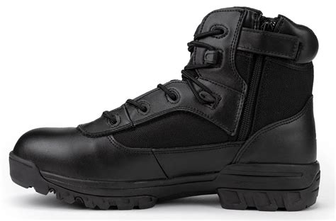 6 Coolmax Ryno Gear Tactical Combat Side Zip Boots Black Security