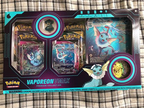 Mavin Pokemon Vaporeon Vmax Eevee Evolution Premium Collection Box