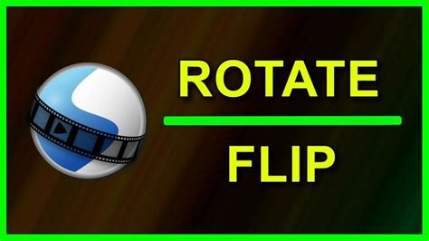 How To Flip Or Rotate A Video In Openshot Tutorial Tutorial