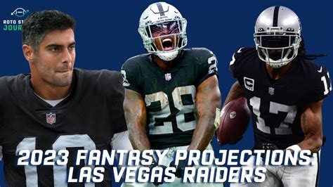 Raiders 2023 Fantasy Football Projections Josh Jacobs Davante Adams