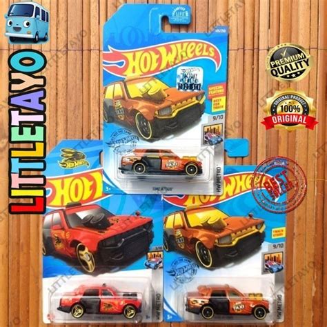 Jual Hot Wheels Time Attaxi Orange Merah Factory Sealed Need For Speed Taxi Track Stars Race