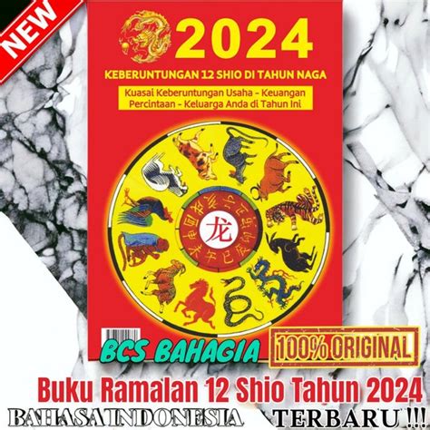 Jual Buku Ramalan Untuk Zodiak Chinese 12 Shio Di Tahun Baru Naga 2024