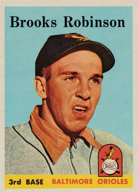 1958 Topps Brooks Robinson 307 Baseball VCP Price Guide