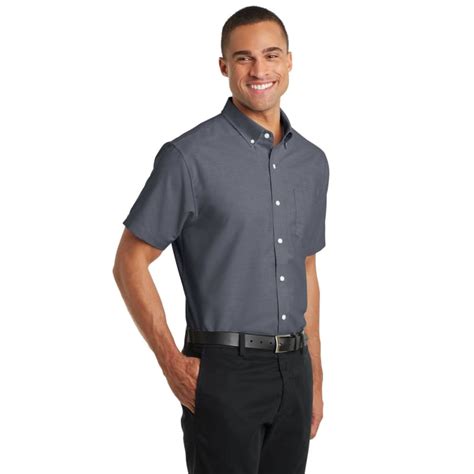 Port Authority Short Sleeve Superpro Oxford Shirt Hospitality 24hourwristbands