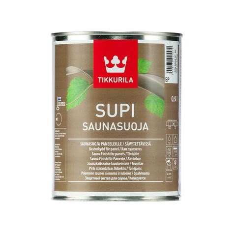 Пропитка для защиты древесины в саунах Tikkurila Supi Saunasuoja