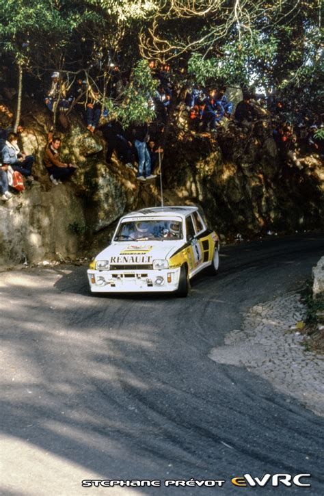 Ragnotti Jean Thimonier Pierre Renault Turbo Tour De Corse