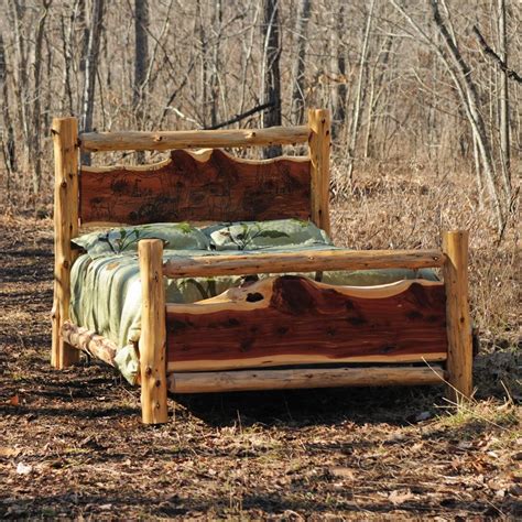Eastern Red Cedar Log Beds