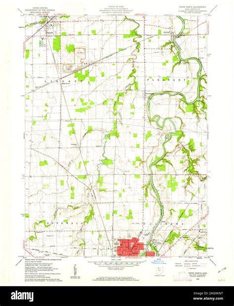 Tiffin Ohio Map Cut Out Stock Images And Pictures Alamy