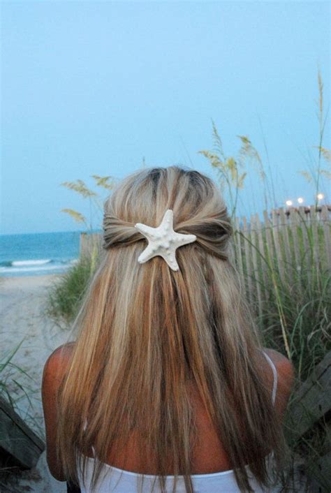 Knobby Starfish Hair Clip Real Starfish French Barrette Etsy