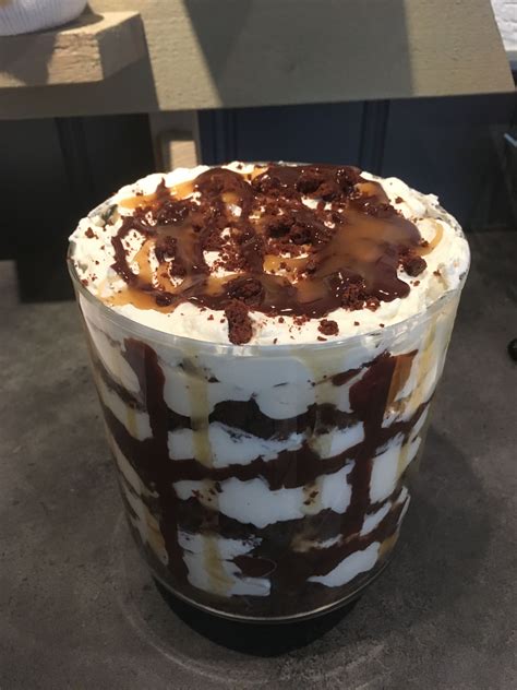 Salted Caramel Chocolate Brownie Trifle Recipe Gemmas Bigger