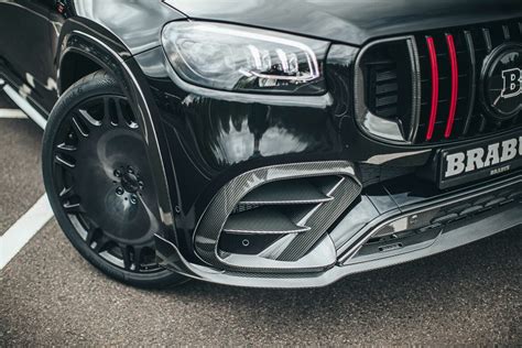 BRABUS GLS 63 Front Fascia Attachment Carbon Fiber 3W Distributing Shop