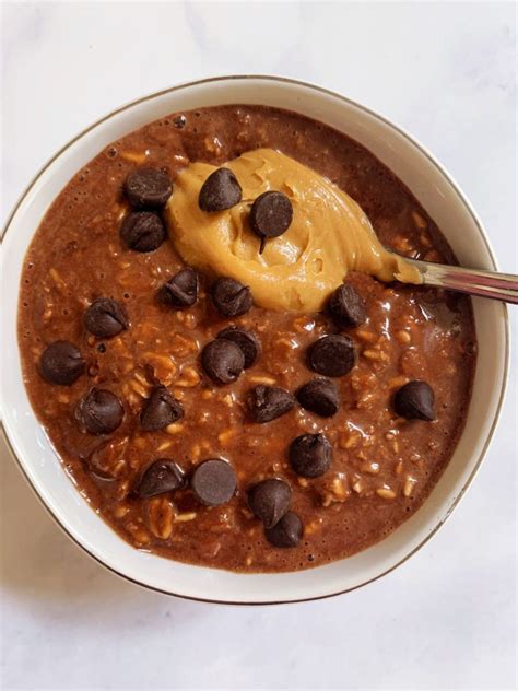 Chocolate Peanut Butter Protein Overnight Oats Return To The Kitchen