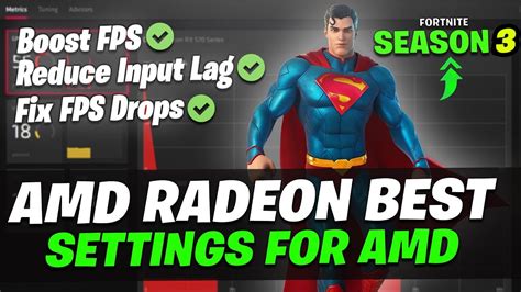 AMD Radeon Best Setting For Gaming Fortnite Season 7 Fortnite FPS