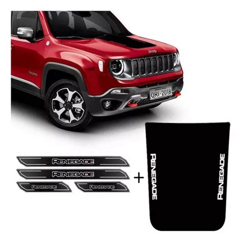 Kit Adesivo Capô Jeep Renegade 2016 2019 Soleira Protetora Frete grátis