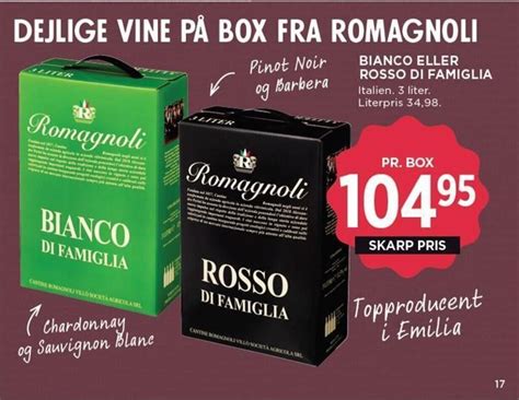 BIANCO ELLER ROSSO DI FAMIGLIA Tilbud Hos MENY