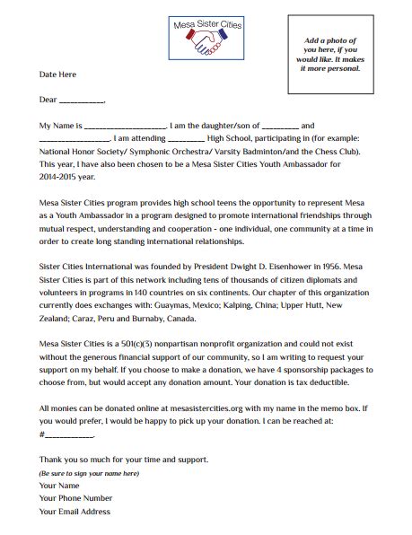 27 Sponsorship Letter Templates