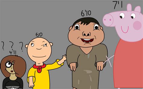 cartoon characters are tall af by SneakySteaky on DeviantArt