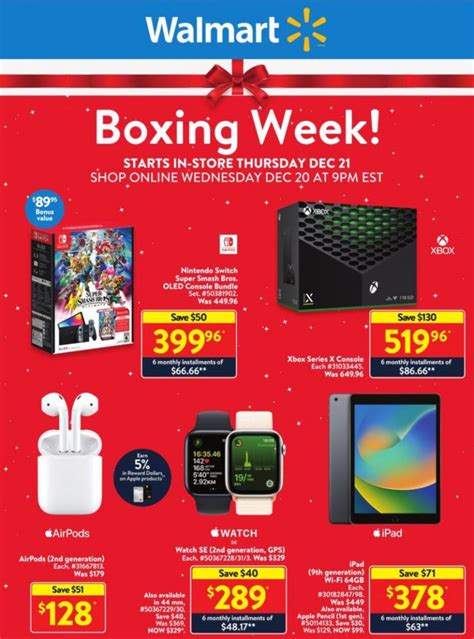 Walmart Canada Boxing Week Online Sale Now Live Canadian Freebies