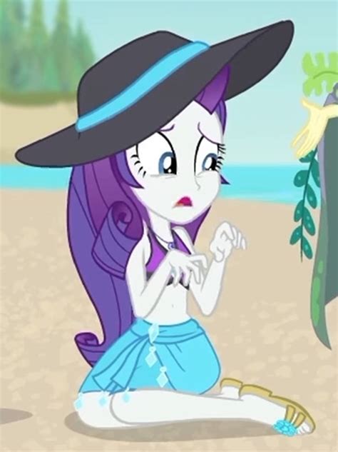 1943933 Beach Bikini Bikini Top Clothes Disgusted Equestria