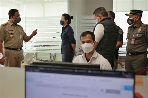 Sidak Kantor Langgar Ppkm Darurat Anies Baswedan Jangan Ada Lagi