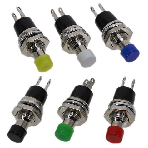 Pcs Pbs Mm Momentary Push Button Switch Press The Reset Switch