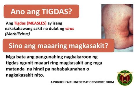 Up Manila College Of Public Health Measles Advisory By University Of