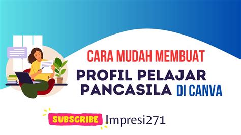 Cara Mudah Mendesain Profil Pelajar Pancasila Pakai Canva Youtube