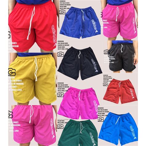 Pcs Unisex Taslan Shorts Set For Adult Pambahay Panglakad Pang