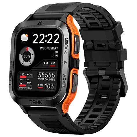 Kospet Tank M2 Naranja Reloj Inteligente