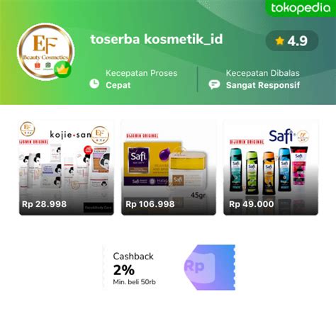 Toko Toserba Kosmetikid Online Produk Lengkap And Harga Terbaik