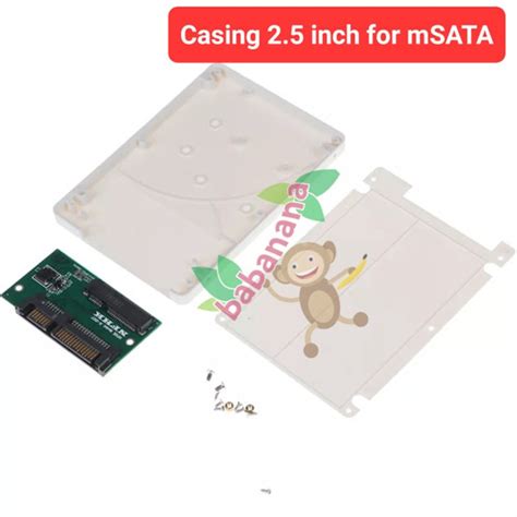 Jual Case Inch Ssd Hdd Msata To Sata M Sata Enclosure Casing