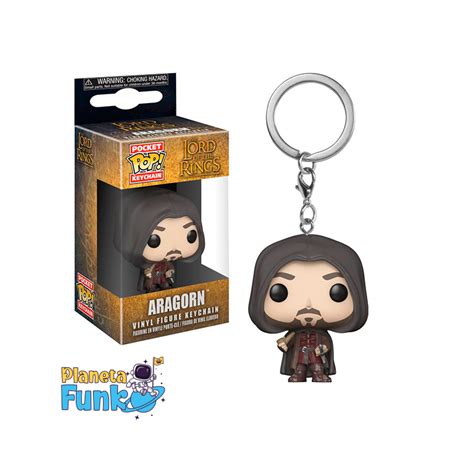 Pocket Pop Vinyl Keychain llavero El Señor de los Anillos Aragorn