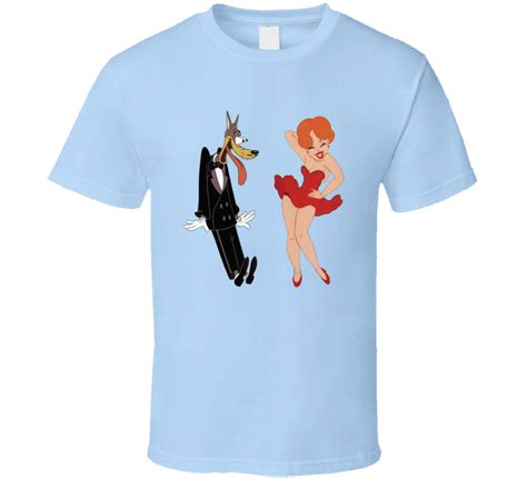 Big Bad Wolf Red Hot Riding Hood Classic 40 S Tex Avery Mgm Cartoons Funny T Shirt